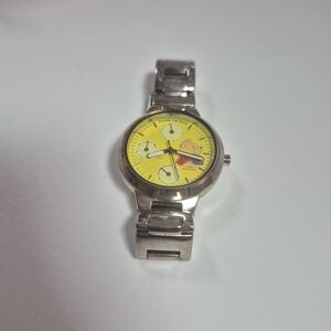 Disney Silver and Yellow Women's Watch‎